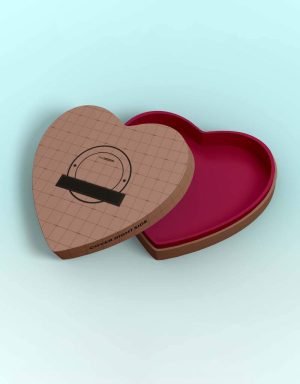 chocolate heart shaped boxes